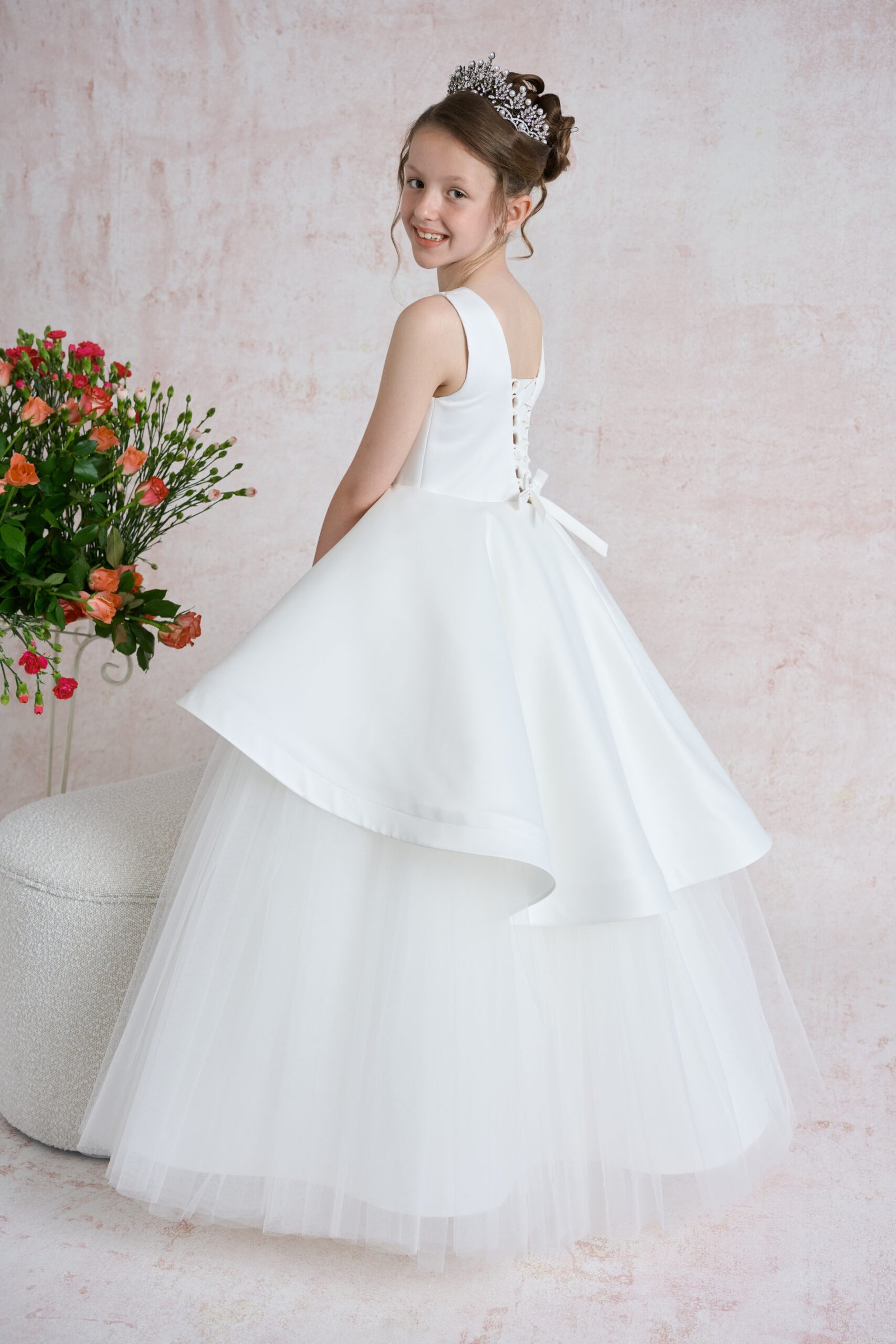 Communion-dress-Cinderella-left-side-Giga-Fashion
